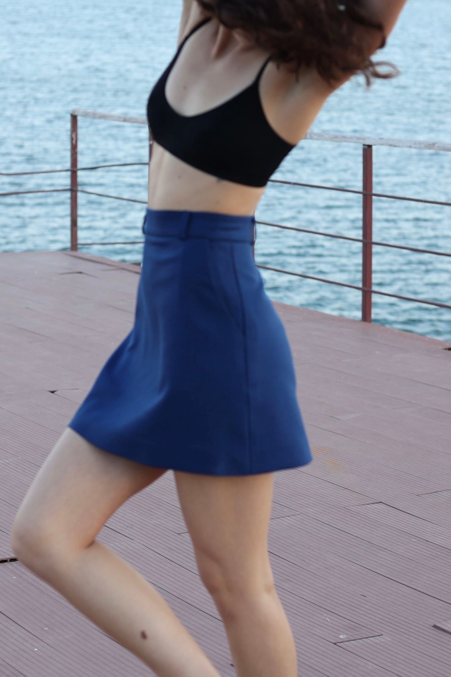Mini skirt cashmere
