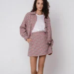 Bomber wool-tweed jacket