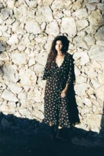 Butterfly sleeves dress - Image 3