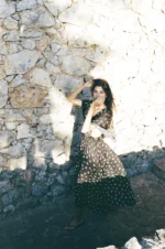 Butterfly sleeves dress - Image 4