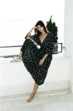 Butterfly sleeves dress - Image 2