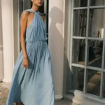 Chiffon maxi dress