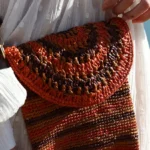 Woven raffia bag