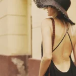 Raffia woven hat