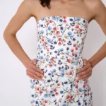 Strapless corset dress