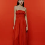 Strapless sundress