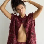 Tweed vest