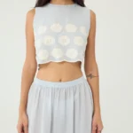 Top with embroidery