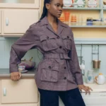 Belted jacket