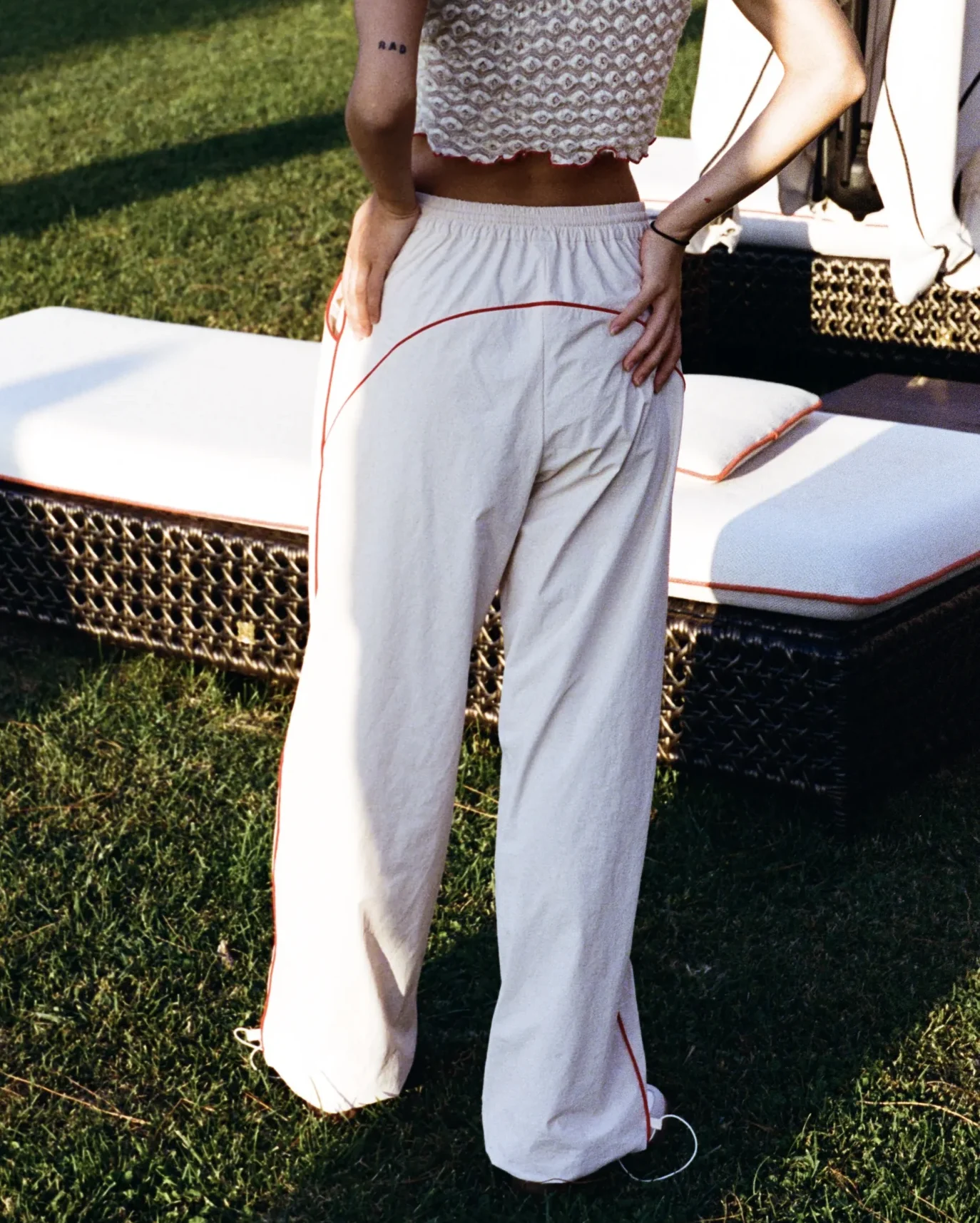 0006_6 (4) Pants with red piping - Image 1