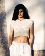 Knit stretch top
