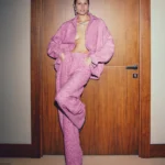 Ballon tweed pants