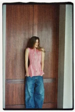 Jacquard denim top - Image 7