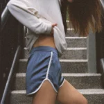 Retro athletic shorts