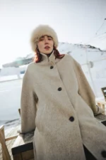 'Dana' wool coat - Image 4